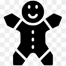 Christmas Cookie Ginger Man - Gingerbread Man, HD Png Download - christmas cookie png