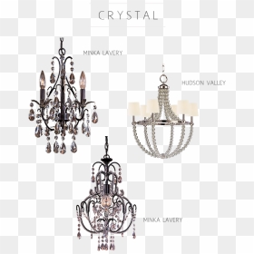 Hudson Valley And Minka Lavery Crystal Chandelier Types - Types Of Chandeliers Styles, HD Png Download - hanging light bulb png