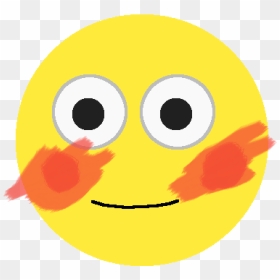 Smiley, HD Png Download - blushing emoji png
