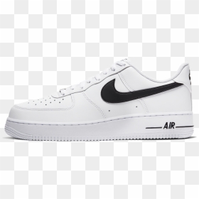 Nike Af 1 07 Lo - Nike Air Force 1 Black Check, HD Png Download - white swoosh png