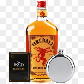 Fireball Cinnamon Whisky 750ml, HD Png Download - fireball whiskey png