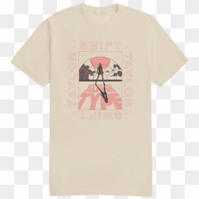 Front - Lyric Illustration Cream Tee Taylor Swift, HD Png Download - taylor swift full body png