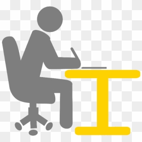 Silhouette Tired Office Worker Clipart , Png Download - Clip Art, Transparent Png - office worker png