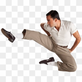Office Worker Ballet Kick - Nicolas Cage Full Body, HD Png Download - office worker png