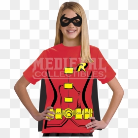 Transparent Robin Mask Png - Wonder Woman T Shirt For Girl, Png Download - robin mask png