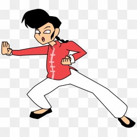 Martial Artist Clip Arts - Chinese Kung Fu Animated, HD Png Download - martial arts png