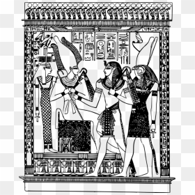 Pharaoh Vector Eye Ra - Ancient Egyptian Deities, HD Png Download - eye of ra png
