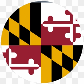 Maryland Vector Flag Md - Maryland Medical Cannabis Commission, HD Png Download - maryland flag png