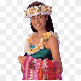 Lei Girl - Hawaii, HD Png Download - hawaiian lei png