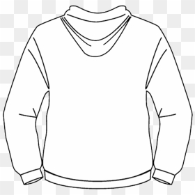 Blank Hoodie Template , Png Download - Sweater, Transparent Png - hoodie template png