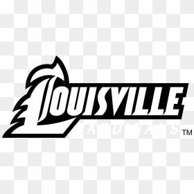 Louisville Cardinals Logo Black And White, HD Png Download - cardinals png