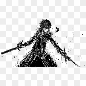 Anime / Sword Art Online - Anime Sword Art Online Drawing, HD Png Download - anime sword png