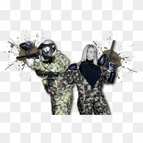 Soldado Paintball Png, Transparent Png - paintball gun png