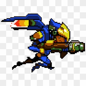Overwatch Pharah Pixel Spray , Png Download - Pharah Overwatch Pixel Spray, Transparent Png - pharah overwatch png