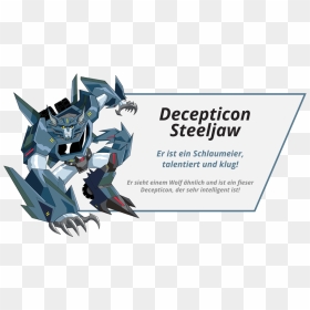 Transformers Robots In Disguise Decepticon Steeljaw, HD Png Download - decepticon png