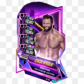 Zackryder S5 23 Neon - Becky Lynch Wwe Supercard, HD Png Download - zack ryder png