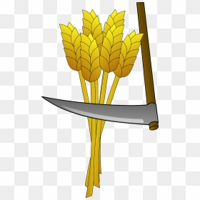 Scythe Harvest Png, Transparent Png - wheat field png