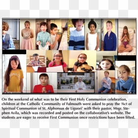 Collage, HD Png Download - first communion png