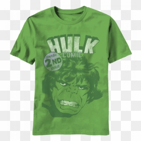 Incredible Hulk Smash 2nd Issue Cover T-shirt - Youth: Lego Star Wars - Boba Lego Face, HD Png Download - hulk smash png