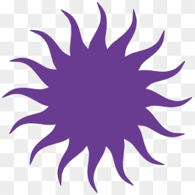 Purple Sun Clipart Graphic Transparent Library Purple - Greek Symbol Apollo Sun, HD Png Download - tangled sun png