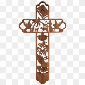 Transparent Wood Cross Png - Scroll Saw, Png Download - wood cross png