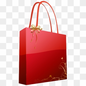 Red Png Giftbag Picture - Free Gift Bag Png, Transparent Png - santa bag png