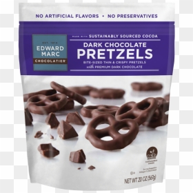 Edward Marc Pretzels - Chocolate, HD Png Download - milky way candy png