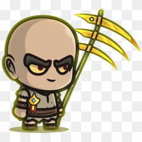 This Is Ryuk"s Battle Roar - Bald Guy Animated, HD Png Download - ryuk png