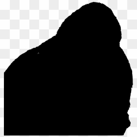 Silhouette, HD Png Download - angry gorilla png