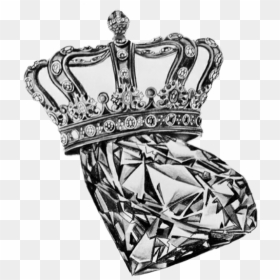 Diam Crown , Png Download - Crown Diamond Tattoo Drawing, Transparent Png - diamond crown png