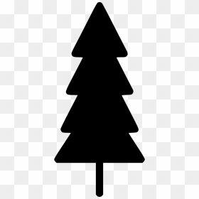 Thin Christmas Pine Tree - Skinny Christmas Tree Clip Art, HD Png Download - pine tree clipart png