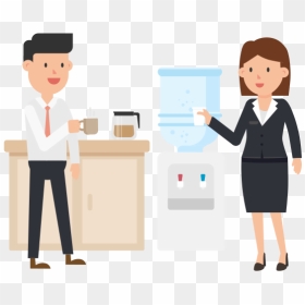 Man And Woman Shaking Hands Png, Transparent Png - office worker png