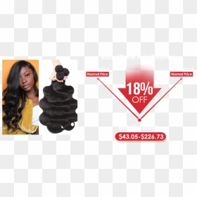 Nadula Wholesale Best Virgin Brazilian Body Wave Hair - Wig, HD Png Download - black wig png
