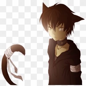 Png Black And White Stock Boy And Png Images Pluspng - Anime Boy With Cat Ears, Transparent Png - anime cat png