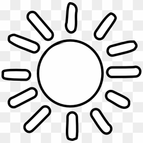 Sun Outline Png - Sun Clipart Black And White, Transparent Png - sun drawing png