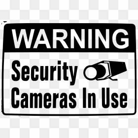 Security Camera In Use Clip Arts - Security Camera In Use Svg, HD Png Download - security camera icon png