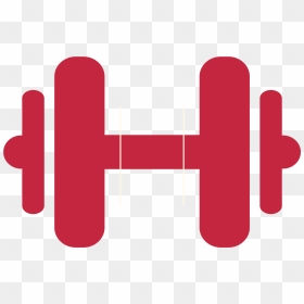 Physical Fitness Barbell Weight - Svg Icon Dumbbell, HD Png Download - dumbbell clipart png