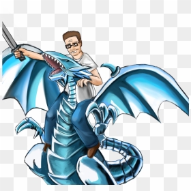 Blue Eyes White Dragon Tattoo, HD Png Download - blue eyes white dragon png