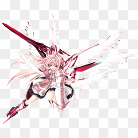 Sword Fighter Anime Girl , Png Download - Anime Angel, Transparent Png - anime sword png