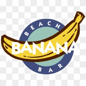 Banana Beach Bar 01 Logo Png Transparent - Banana, Png Download - banana.png