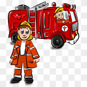 Firefighter, HD Png Download - fire drawing png