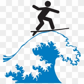 Surfboard Clipart Wave - Ocean Wave Clipart, HD Png Download - surfboard clipart png