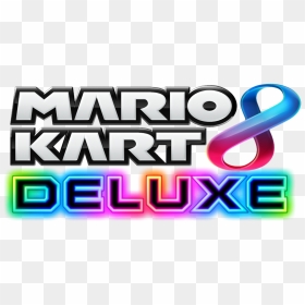 Mario Kart 8 Deluxe Logo Png - Mario Kart 8 Deluxe Logo, Transparent Png - mario kart 8 deluxe logo png