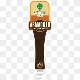 Amber Tap Handle Small - Armadillo Ale Works, HD Png Download - beer tap png