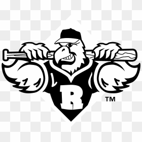 Rochester Red Wings Logo Black And White - Rochester Red Wings, HD Png Download - red wings logo png