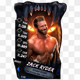 Zackryder S4 16 Beast - Jeff Hardy Wwe Supercard, HD Png Download - zack ryder png
