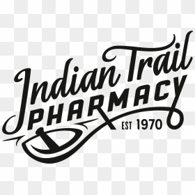 Indian Trail Pharmacy - Calligraphy, HD Png Download - blood trail png