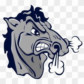 Stallions Baseball, HD Png Download - head outline png