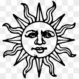 Half Sun Clipart - Apollo God Of Sun Symbol, HD Png Download - sun drawing png