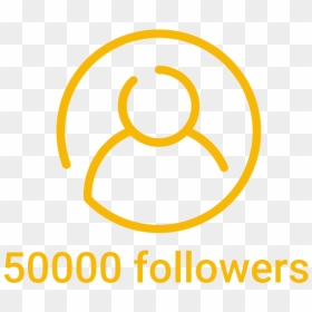50000 Instagram Followers - Circle, HD Png Download - instagram like icon png